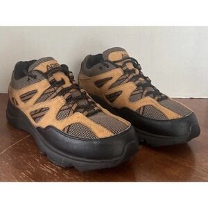 Apex Men's V751MM105 Size 10 M Shoes Tan/Black Leather Lace Up Walking Comfort